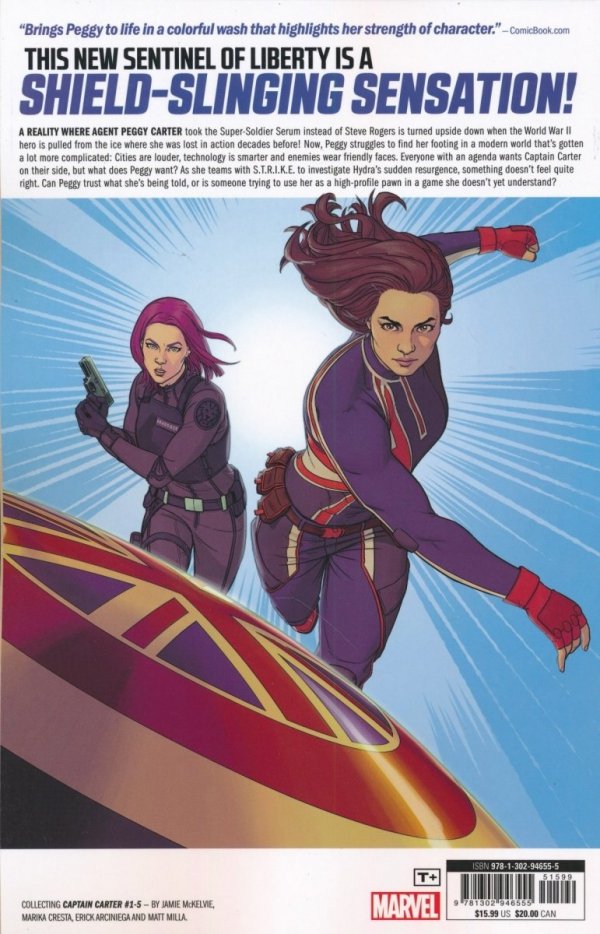 CAPTAIN CARTER WOMAN OUT OF TIME TP [9781302946555]
