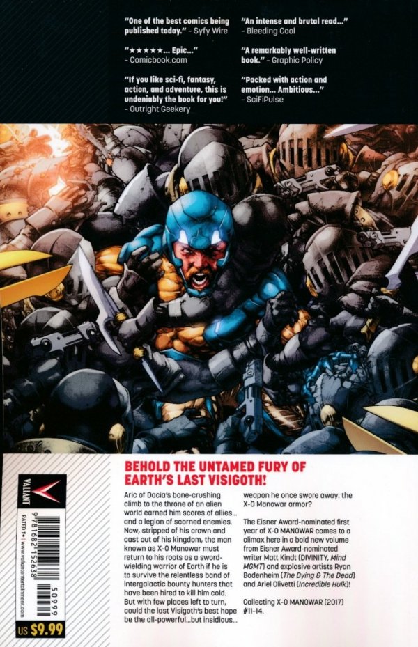 X-O MANOWAR VOL 04 VISIGOTH TP [9781682152638] **promocja TOMY**