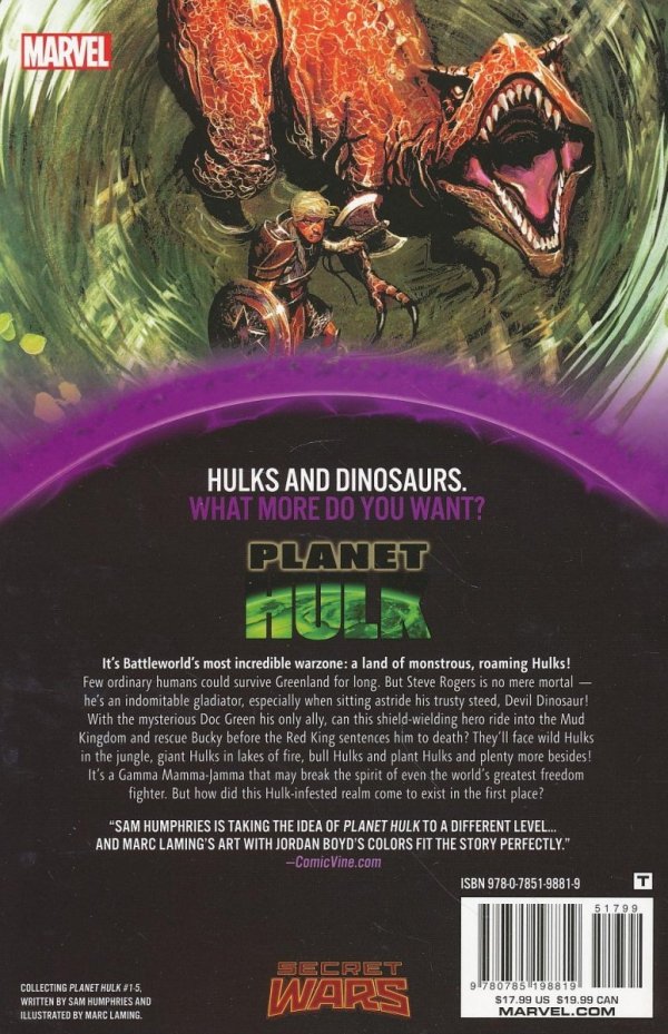 PLANET HULK WARZONES TP [9780785198819] **promocja TOMY**