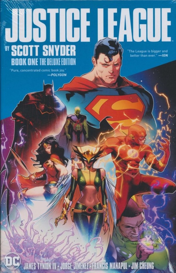 JUSTICE LEAGUE BY SCOTT SNYDER THE DELUXE EDITION VOL 01 HC [9781401295219] **PROMOCJA RABAT 40%**