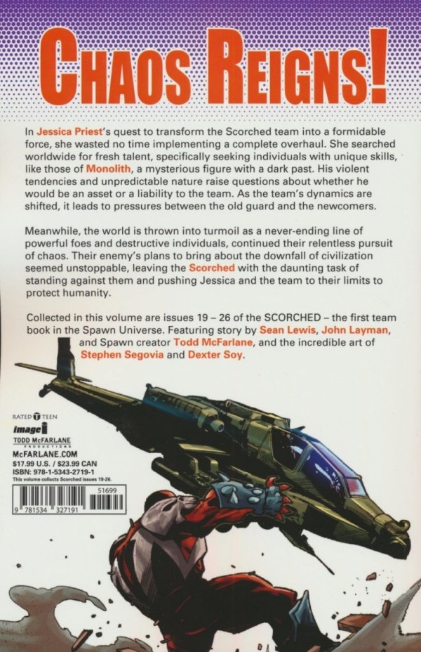 SPAWN SCORCHED VOL 04 TP [9781534327191]