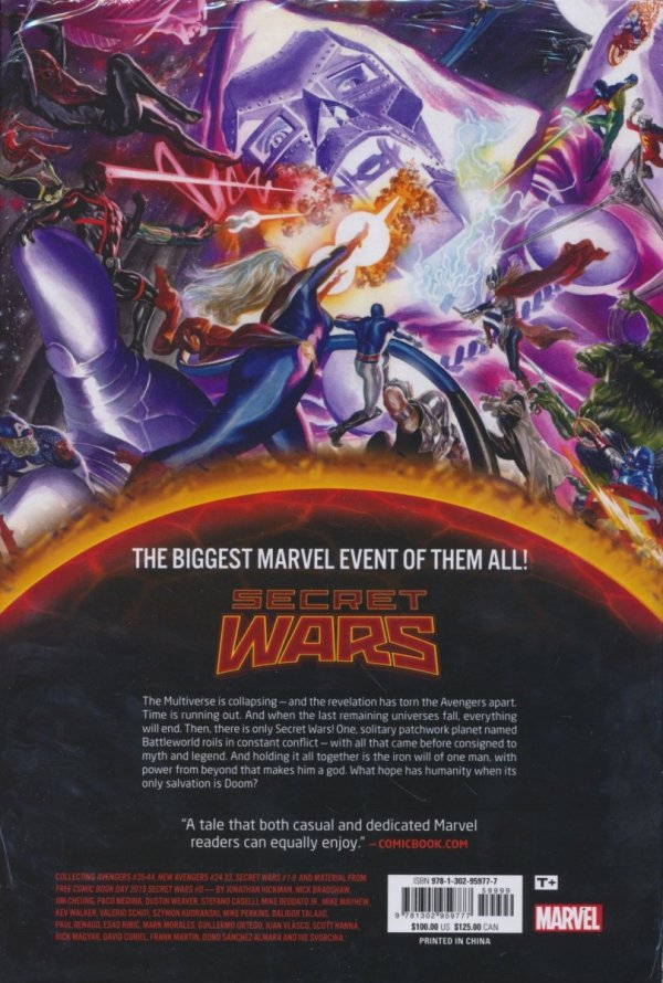 SECRET WARS BY JONATHAN HICKMAN OMNIBUS HC [STANDARD] [9781302959777]