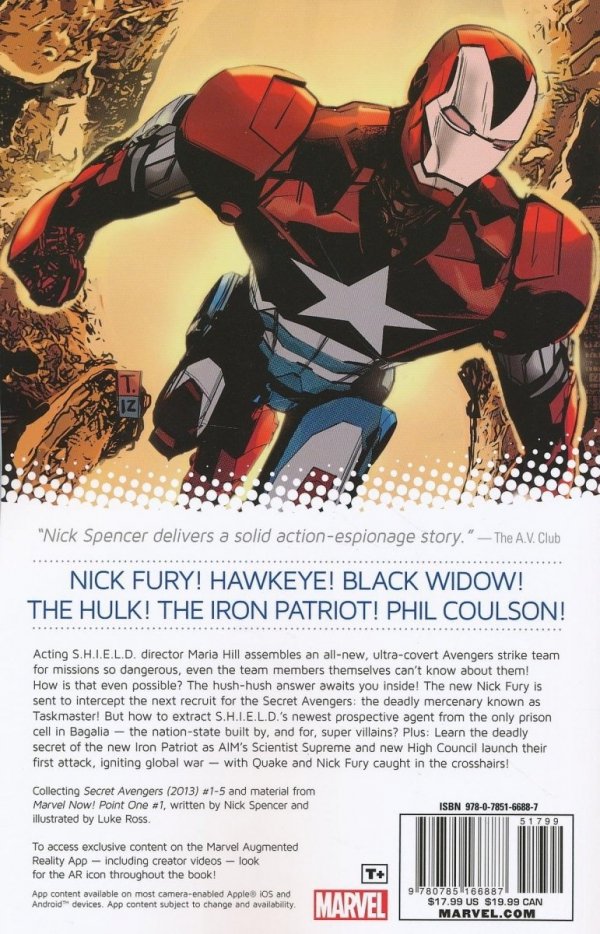 SECRET AVENGERS VOL 01 REVERIE TP [9780785166887]