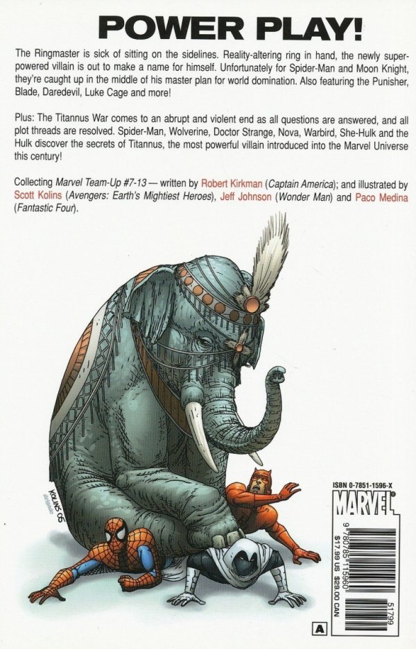 MARVEL TEAM-UP VOL 02 MASTER OF THE RING TP [9780785115960] **promocja TOMY**
