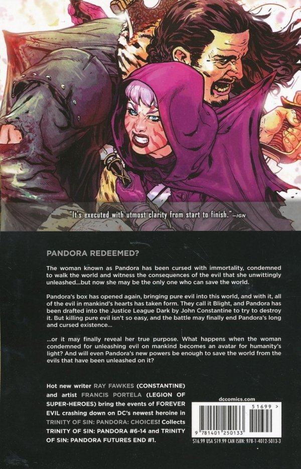 TRINITY OF SIN PANDORA VOL 02 CHOICES TP [9781401250133] **OFERTA SPECJALNA**