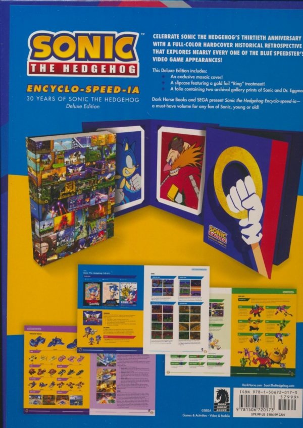 SONIC THE HEDGEHOG ENCYCLOSPEEDIA DELUXE EDITION HC [9781506720173]
