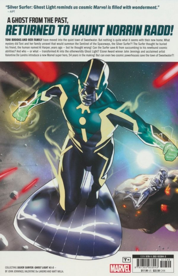 SILVER SURFER GHOST LIGHT TP [9781302933043]