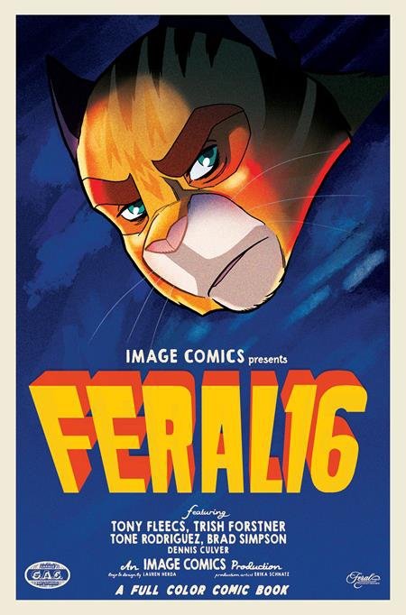 FERAL #16 CVR B TRISH FORSTNER AND TONY FLEECS MOVIE POSTER HOMAGE VAR [70985303949501621]