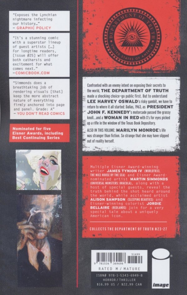 DEPARTMENT OF TRUTH VOL 05 TP [9781534369498]