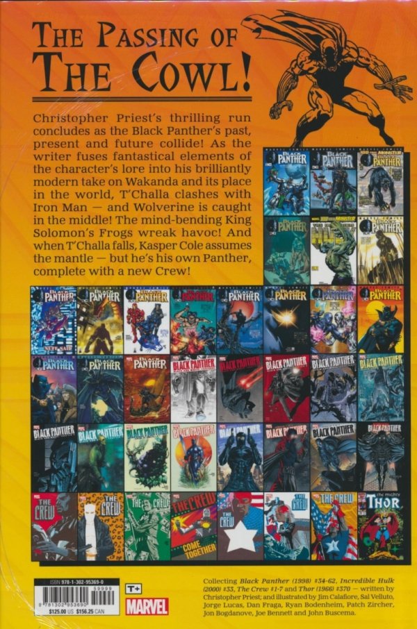 BLACK PANTHER BY CHRISTOPHER PRIEST OMNIBUS VOL 02 HC [VARIANT] [9781302953690] **promocja TOMY**