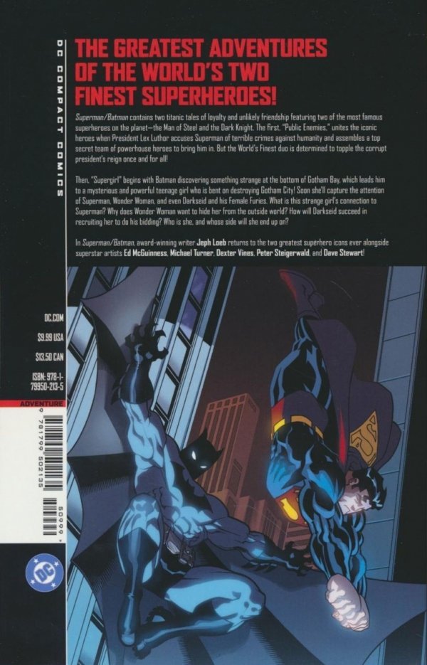 SUPERMAN BATMAN DC COMPACT COMICS EDITION TP [9781799502135]
