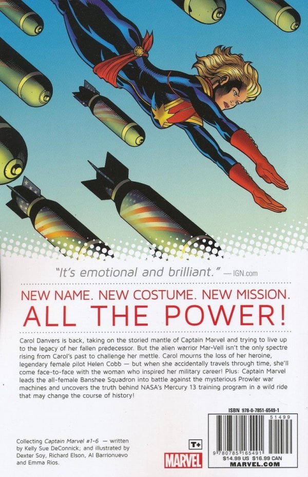 CAPTAIN MARVEL VOL 01 IN PURSUIT OF FLIGHT TP [9780785165491]