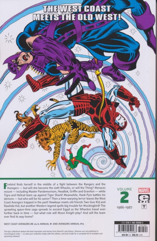 AVENGERS WEST COAST EPIC COLLECTION LOST IN SPACE-TIME TP [9781302950583] **OFERTA SPECJALNA**