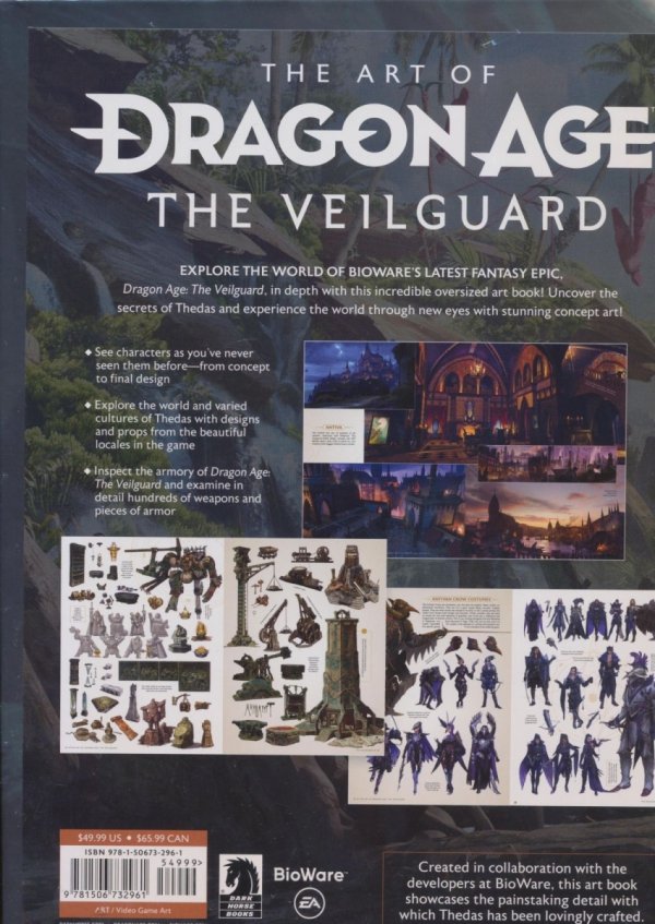 ART OF DRAGON AGE THE VEILGUARD HC [9781506732961] **promocja TOMY**