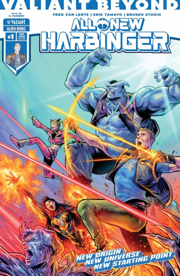 VALIANT BEYOND ALL-NEW HARBINGER #1 VARIANT B FAJARDO WRAPAROUND VARIANT [73238818204600121]