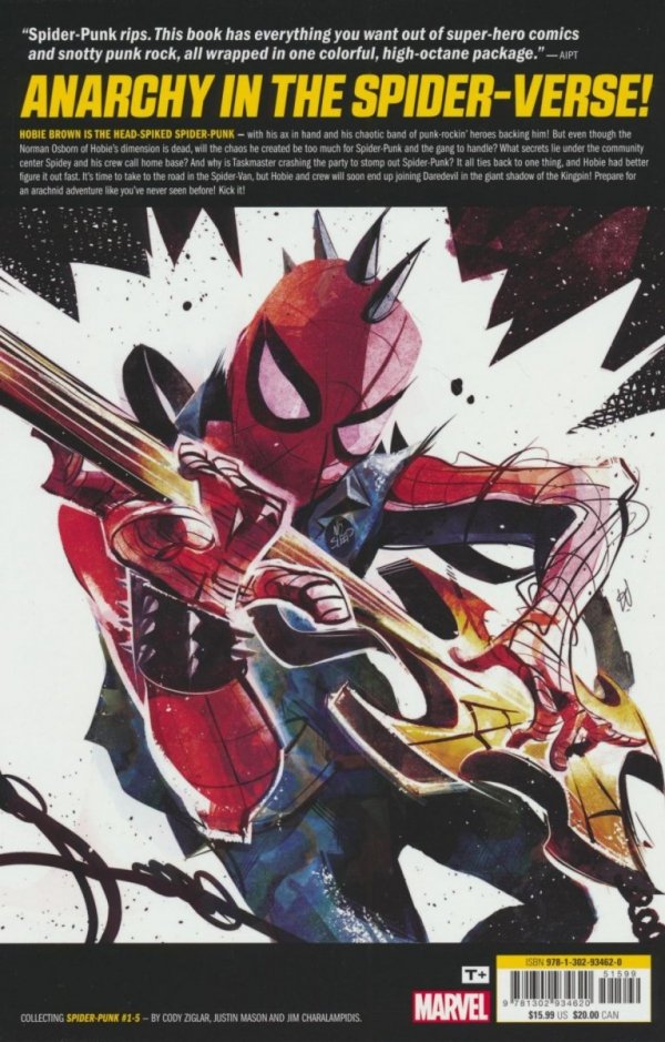 SPIDER-PUNK BATTLE OF THE BANNED TP [9781302934620]