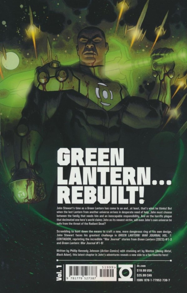 GREEN LANTERN WAR JOURNAL VOL 01 CONTAGION TP [9781779527387]