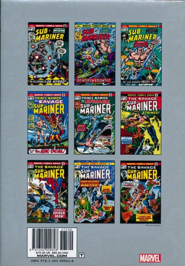 MARVEL MASTERWORKS THE SUB-MARINER VOL 08 HC [STANDARD] [9781302909628]