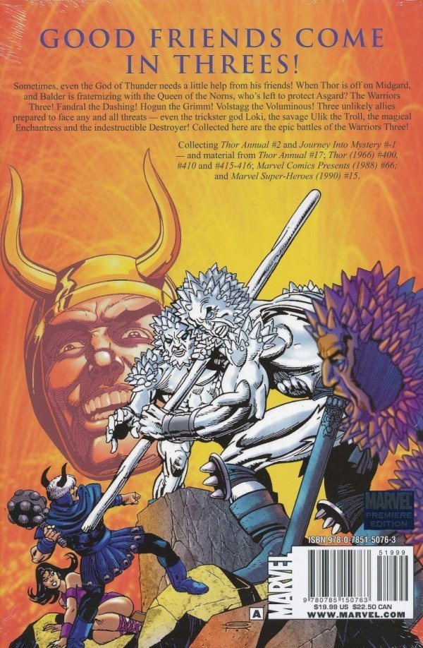 THOR THE WARRIORS THREE UNLEASHED HC [STANDARD] [9780785150763] **promocja TOMY**