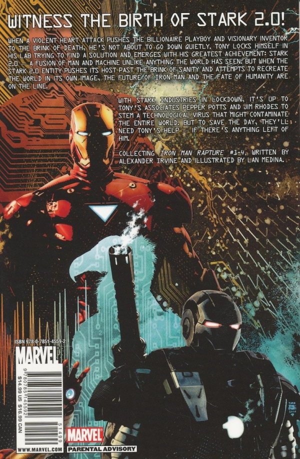 IRON MAN RAPTURE TP [9780785145592] **PROMOCJA TOMY**