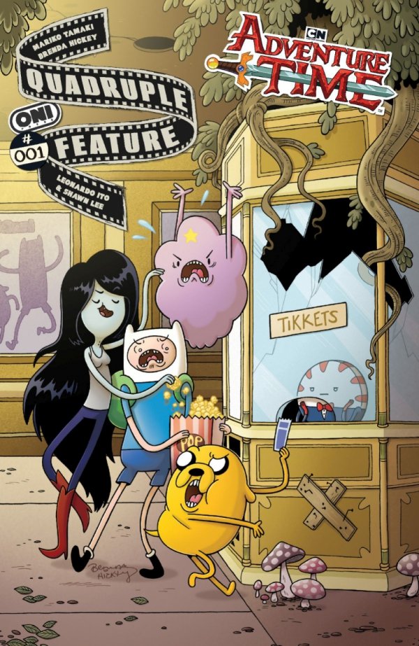ADVENTURE TIME QUADRUPLE FEATURE #1 CVR A BRENDA HICKEY [64985600928900111]