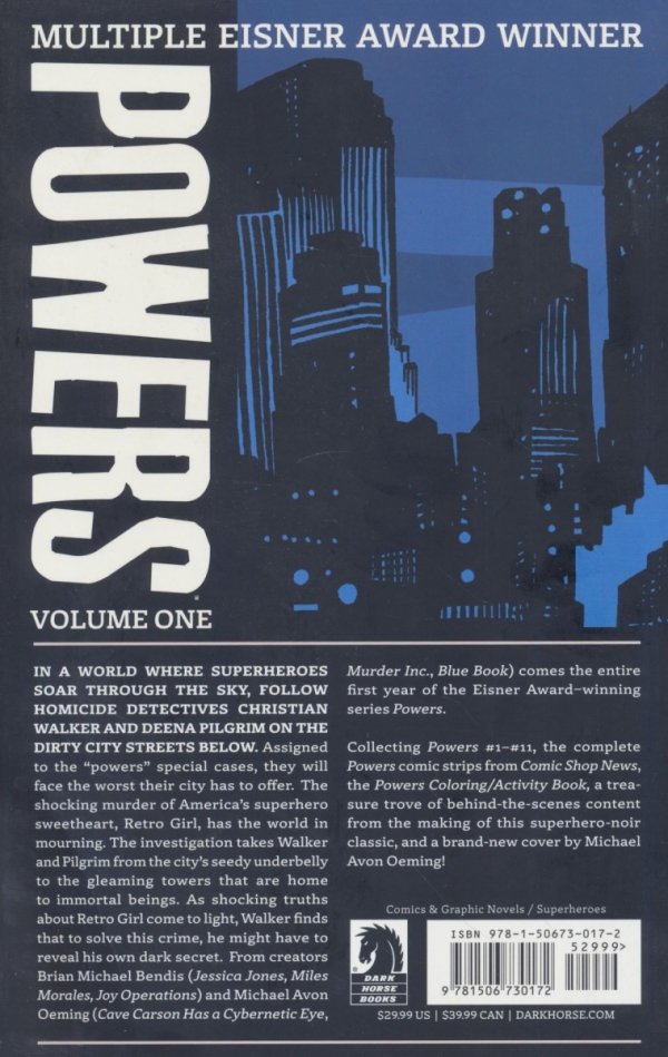 POWERS VOL 01 TP [9781506730172] **OFERTA SPECJALNA**