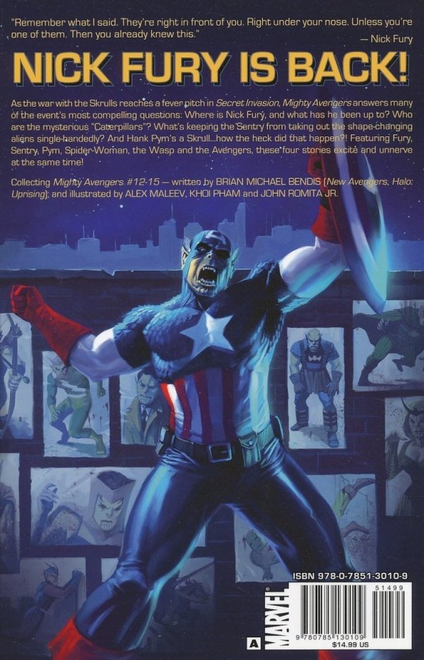 MIGHTY AVENGERS VOL 03 SECRET INVASION PART 1 TP [9780785130109] **promocja TOMY**