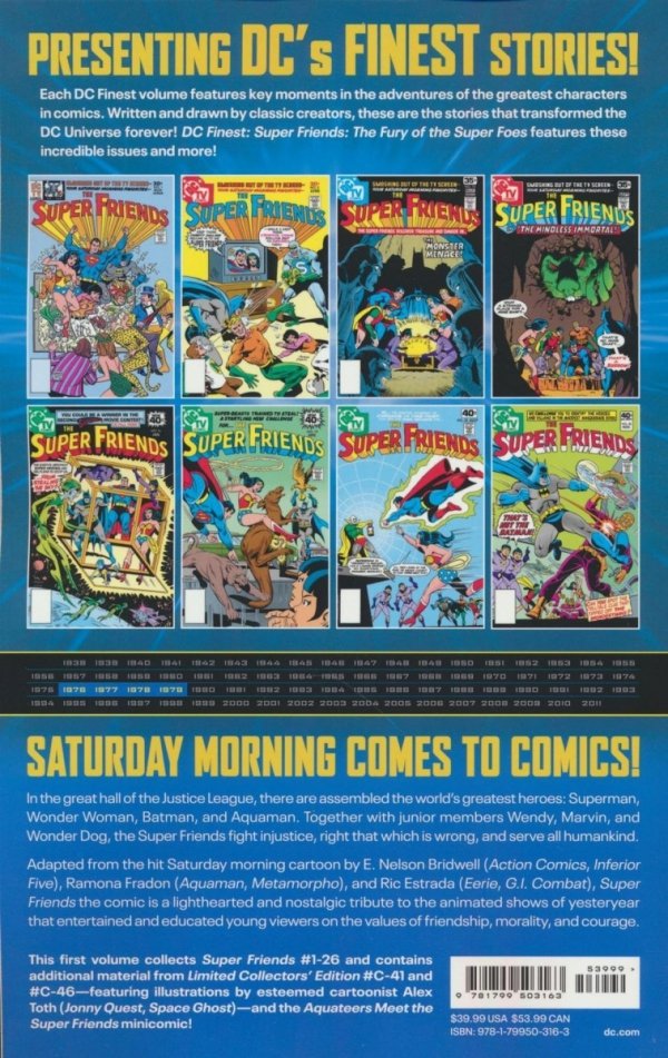 DC FINEST SUPER FRIENDS THE FURY OF THE SUPER FOES TP [9781799503163]