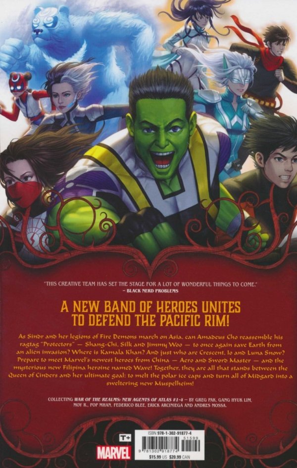 WAR OF THE REALMS NEW AGENTS OF ATLAS TP [9781302918774] **promocja TOMY**