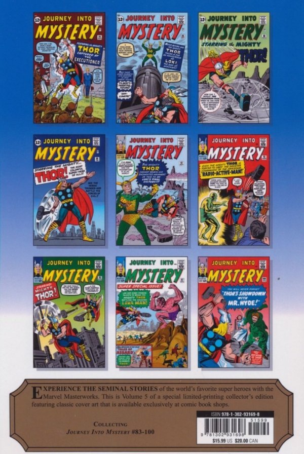MIGHTY MARVEL MASTERWORKS THE MIGHTY THOR THE VENGEANCE OF LOKI TP [VARIANT] [9781302931698] **promocja TOMY**