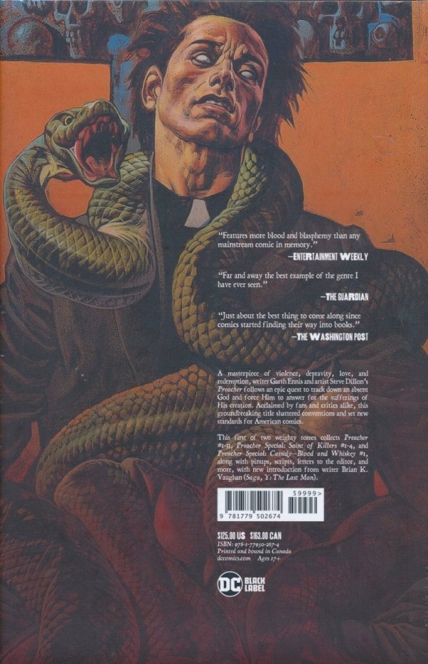 PREACHER THE TWENTY-FIFTH ANNIVERSARY OMNIBUS VOL 01 HC [9781779502674] **promocja TOMY**
