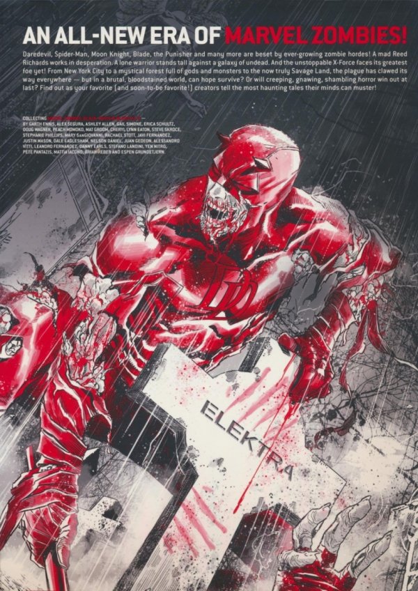 MARVEL ZOMBIES BLACK WHITE AND BLOOD TREASURY EDITION TP [9781302957179]