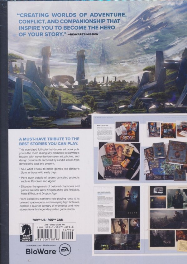 BIOWARE STORIES FROM 25 YEARS OF GAME DEV HC [9781506718798] **promocja STOCK SALE**
