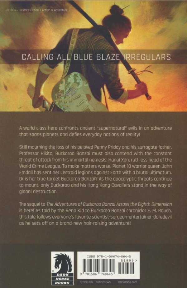 BUCKAROO BANZAI AGAINT WORLD CRIM LEAGUE NOVEL TP [9781506740645]