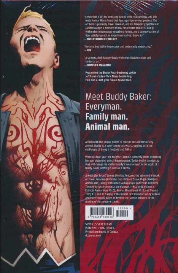 ANIMAL MAN BY JEFF LEMIRE OMNIBUS HC [9781401289416] **OFERTA SPECJALNA**
