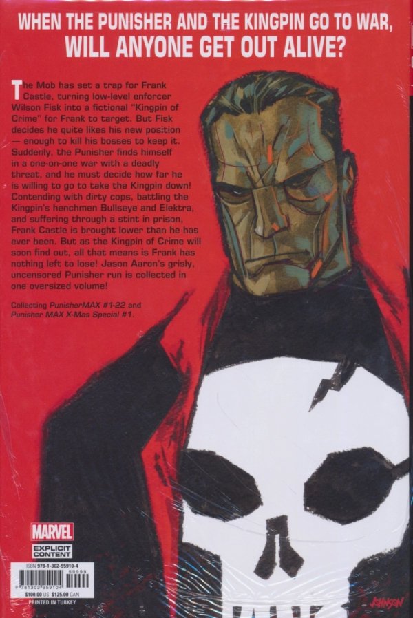 PUNISHER MAX BY JASON AARON AND STEVE DILLON OMNIBUS HC [STANDARD] [9781302959104] **promocja TOMY**