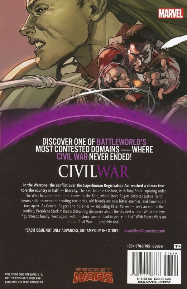 CIVIL WAR WARZONES TP [9780785198666] **OFERTA SPECJALNA**