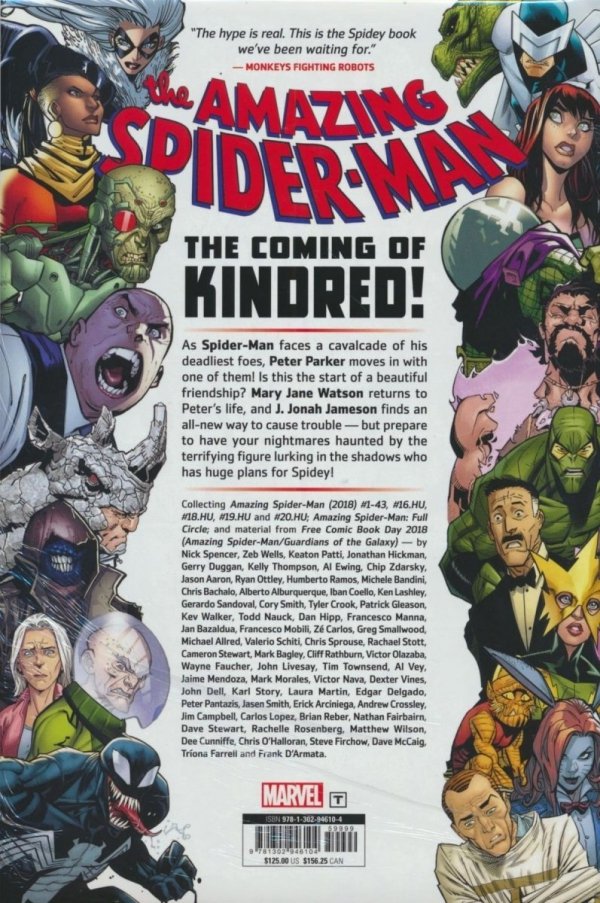 AMAZING SPIDER-MAN BY NICK SPENCER OMNIBUS VOL 01 HC [VARIANT] [9781302946104] **OFERTA SPECJALNA**