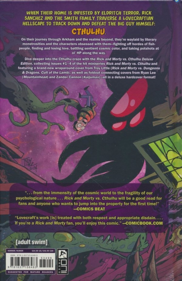 RICK AND MORTY VS CTHULHU DELUXE EDITION HC [9781637156483] **OFERTA SPECJALNA**