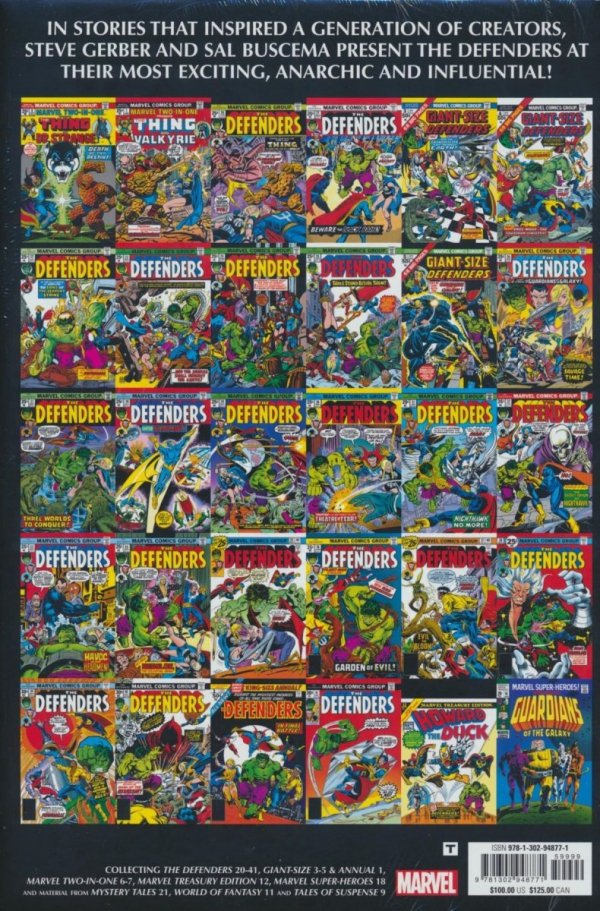 DEFENDERS OMNIBUS VOL 02 HC [STANDARD] [9781302948771] **OFERTA SPECJALNA**
