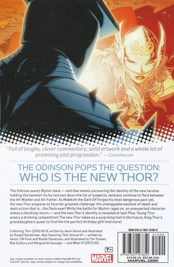 THOR VOL 02 WHO HOLDS THE HAMMER TP [9780785197850] **PROMOCJA TOMY**