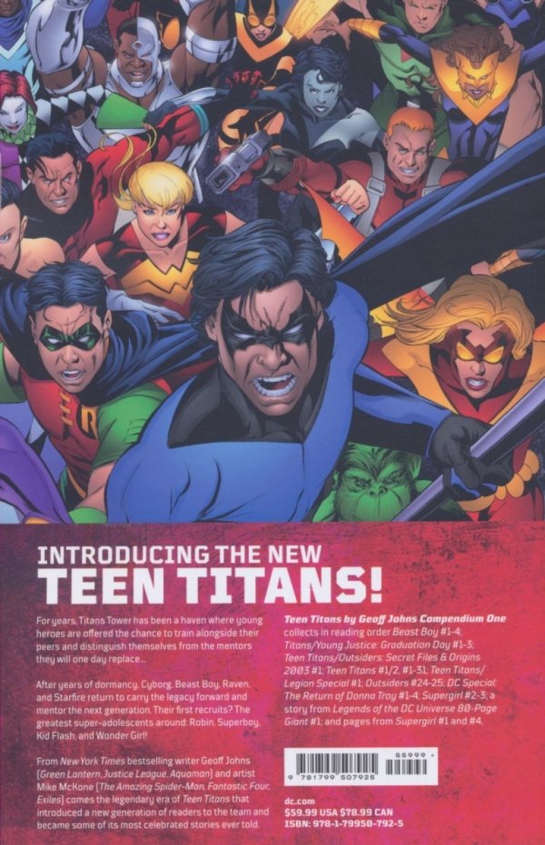 TEEN TITANS BY GEOFF JOHNS COMPENDIUM VOL 01 TP [9781799507925]