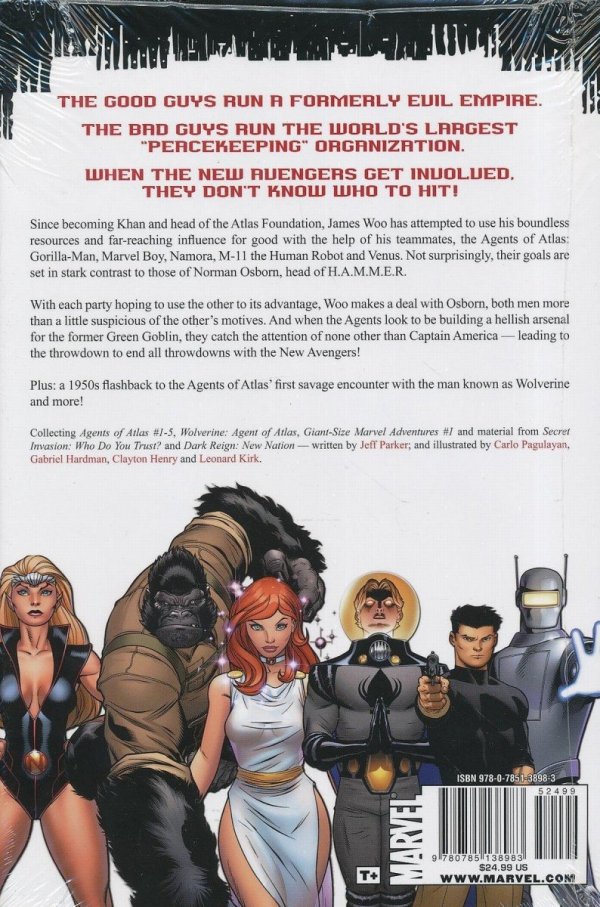 AGENTS OF ATLAS DARK REIGN HC [9780785138983] **promocja TOMY**