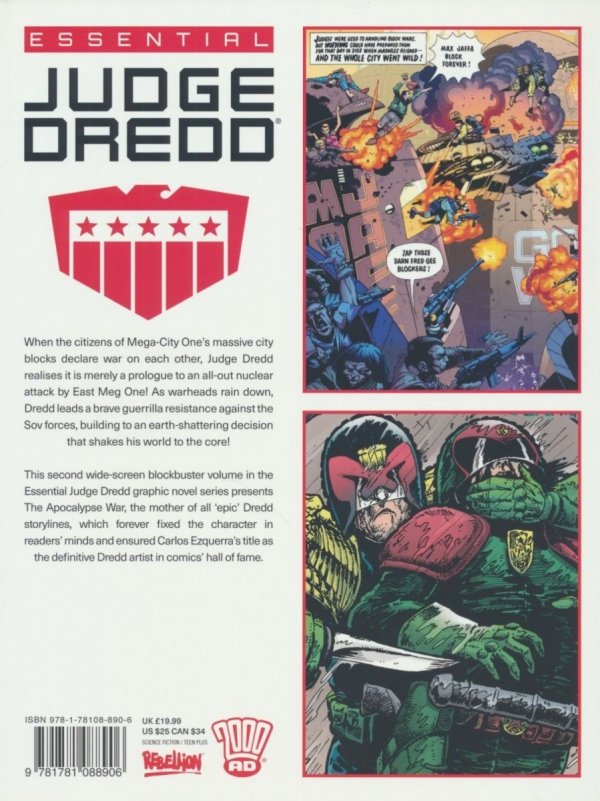 ESSENTIAL JUDGE DREDD VOL 02 THE APOCALYPSE WAR TP [9781781088906]