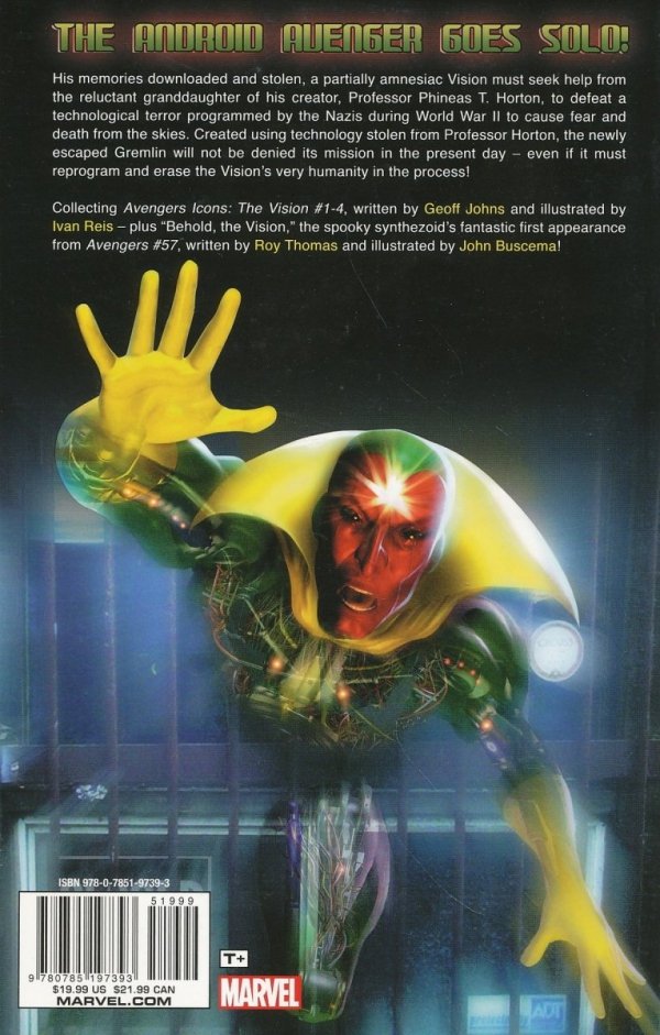 VISION YESTERDAY AND TOMORROW TP [9780785197393] **OFERTA SPECJALNA**