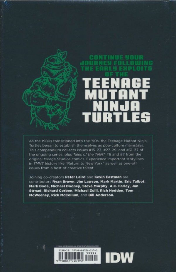TEENAGE MUTANT NINJA TURTLES COMPENDIUM VOL 02 HC [9798887240190] **OFERTA EKSPOZYCYJNA**