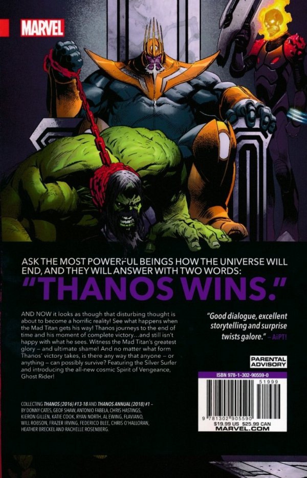 THANOS THANOS WINS TP [STANDARD] [9781302905590]