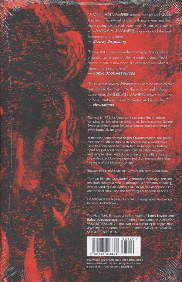 AMERICAN VAMPIRE VOL 07 HC [9781401248826] **promocja TOMY**
