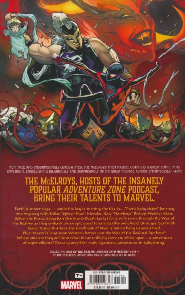 WAR OF THE REALMS JOURNEY INTO MYSTERY TP [9781302918347] **promocja TOMY**