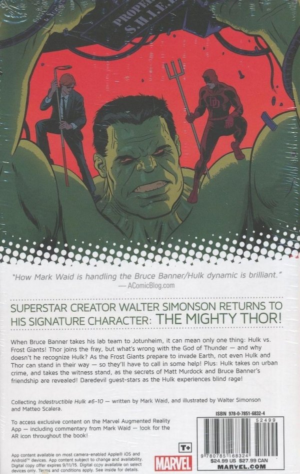 INDESTRUCTIBLE HULK VOL 02 GODS AND MONSTER HC [9780785168324] **promocja TOMY**